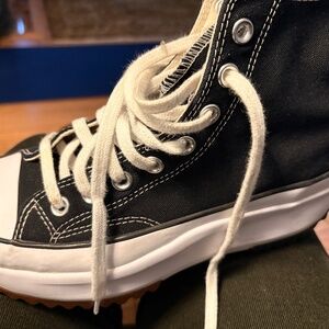 CONVERSE RUN STAR HIKE PLATFORM Sneakers Black New Womens 8 Mens 6.5